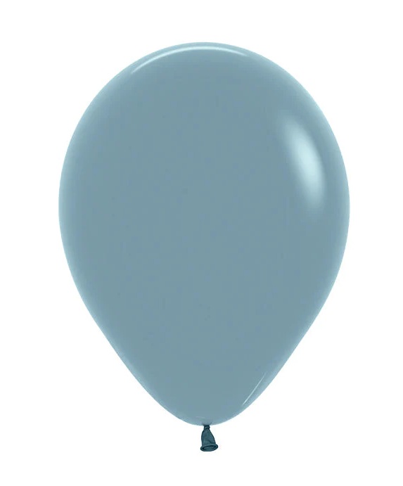 Globo Latex Redondo Pastel Dusk Azul R-12 *50und Sempertex